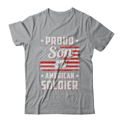 Proud Son Of A Soldier Army Dad Mom Veteran T-Shirt & Hoodie | Teecentury.com