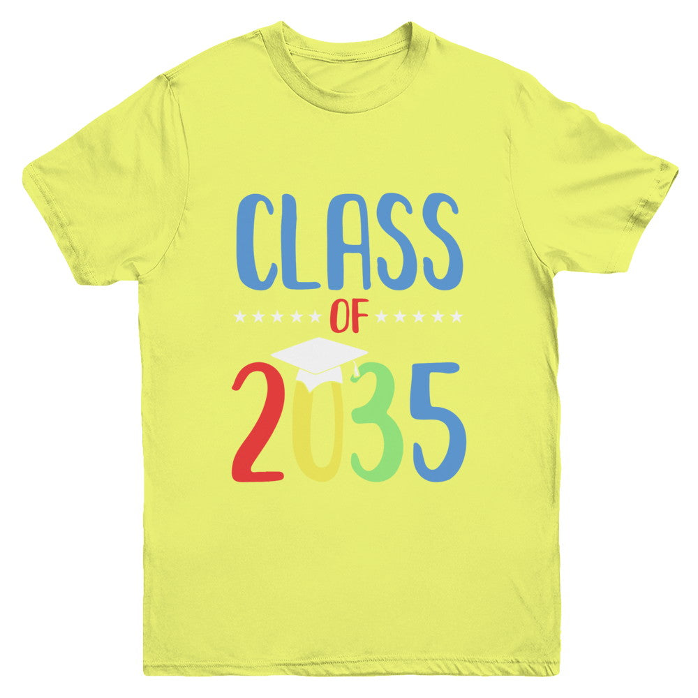 Grow With Me First Day Of School Class Of 2035 Youth Youth Shirt | Teecentury.com