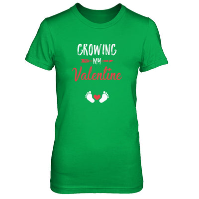 Growing My Valentine Mom Pregnancy Gifts T-Shirt & Tank Top | Teecentury.com