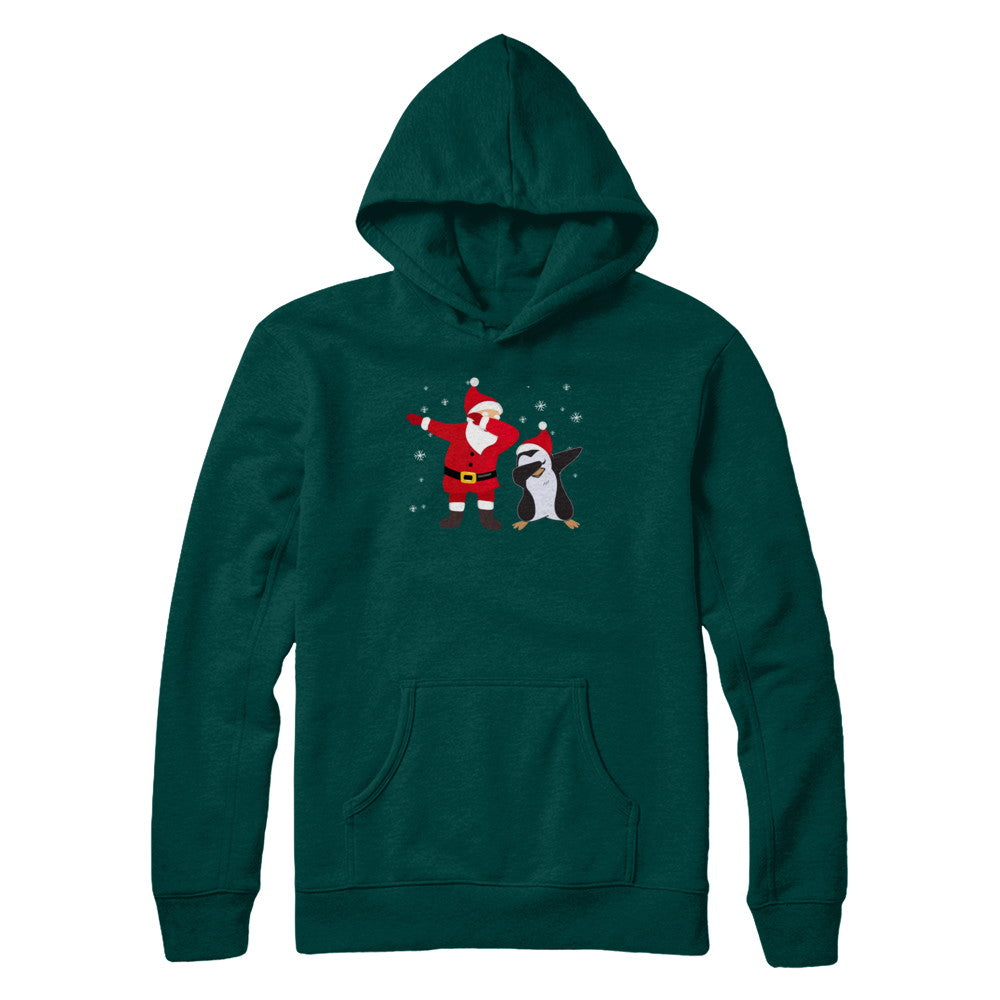 Dabbing Santa Penguin Funny Dab Dance Christmas Gift T-Shirt & Hoodie | Teecentury.com
