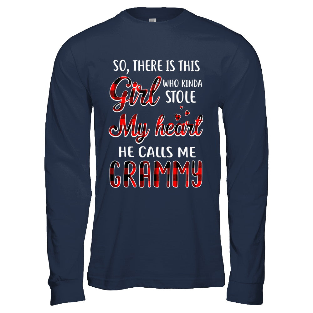 This Girl Who Kinda Stole My Heart He Calls Me Grammy T-Shirt & Hoodie | Teecentury.com
