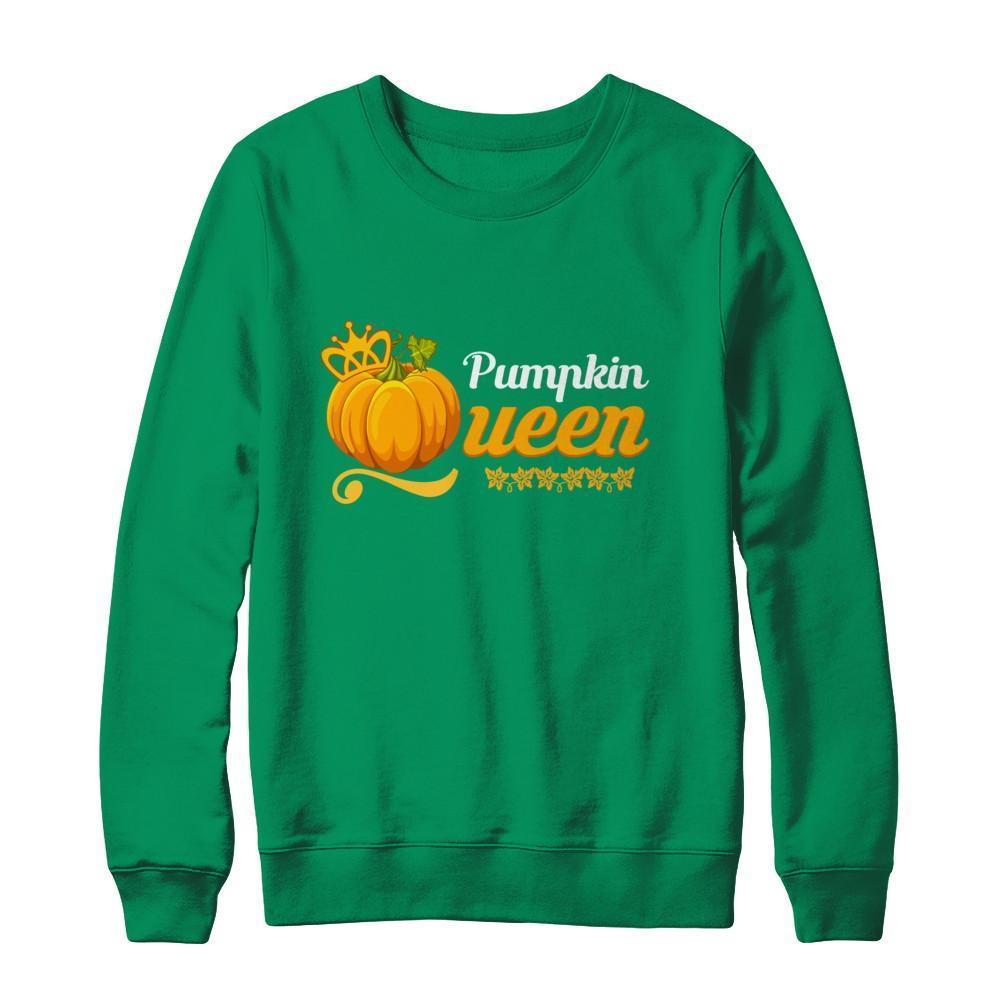 Pumpkin Queen Cute Pumpkin Spice Funny Halloween T-Shirt & Sweatshirt | Teecentury.com