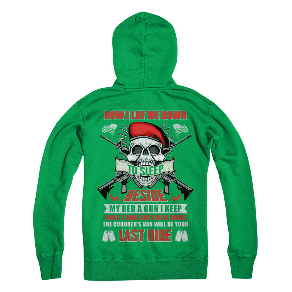 Now I Lay Me Down To Sleep Beside My Bed A Gun I Keep T-Shirt & Hoodie | Teecentury.com