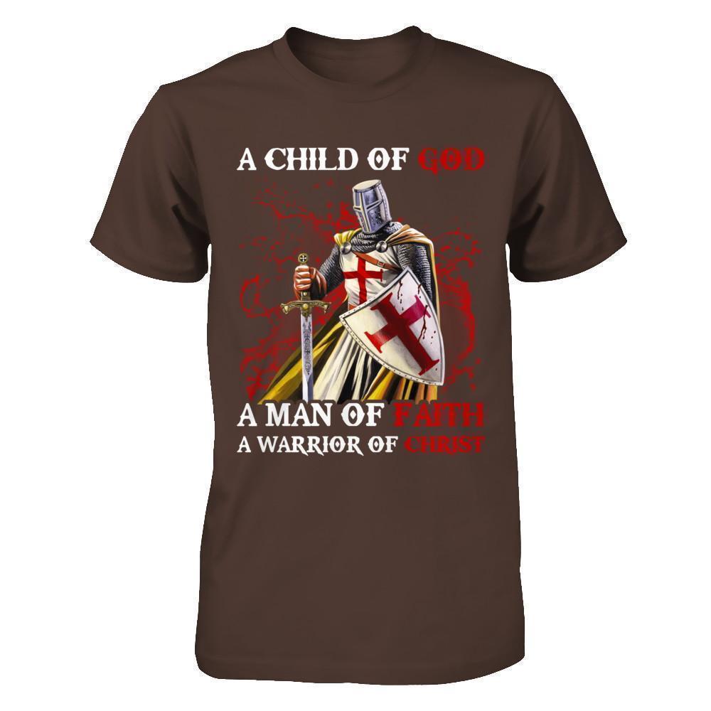 Knights Templar A Child Of God A Man Of Faith A Warrior Of Christ T-Shirt & Hoodie | Teecentury.com