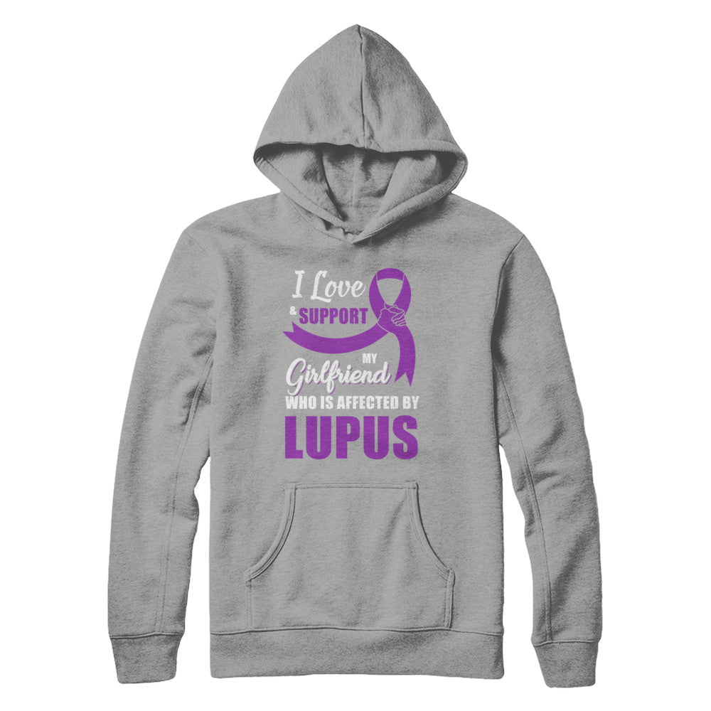 Lupus Awareness Support Purple Girlfriend Boyfriend T-Shirt & Hoodie | Teecentury.com