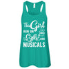 Funny This Girl Runs On Coffee And Musicals T-Shirt & Tank Top | Teecentury.com
