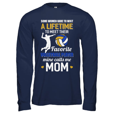 Funny My Favorite Volleyball Player Calls Me Mom T-Shirt & Hoodie | Teecentury.com