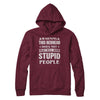 Warning This Redhead Does Not Play Well With Stupid People T-Shirt & Hoodie | Teecentury.com