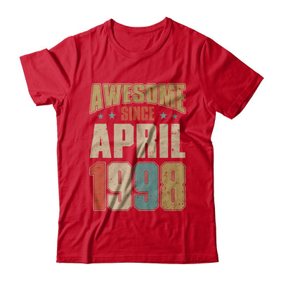 Vintage Retro Awesome Since April 1998 24th Birthday T-Shirt & Hoodie | Teecentury.com