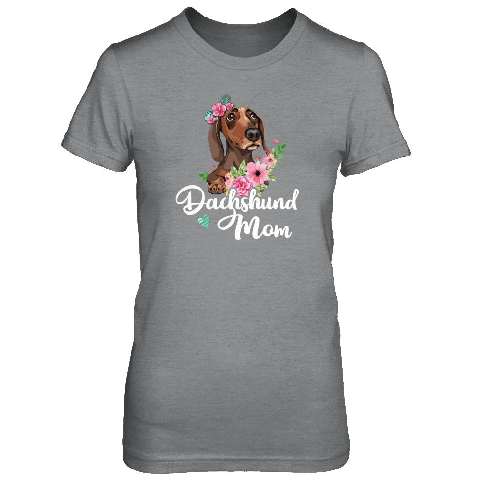 Dachshund Mom Funny Dog Mom Gift Idea T-Shirt & Tank Top | Teecentury.com