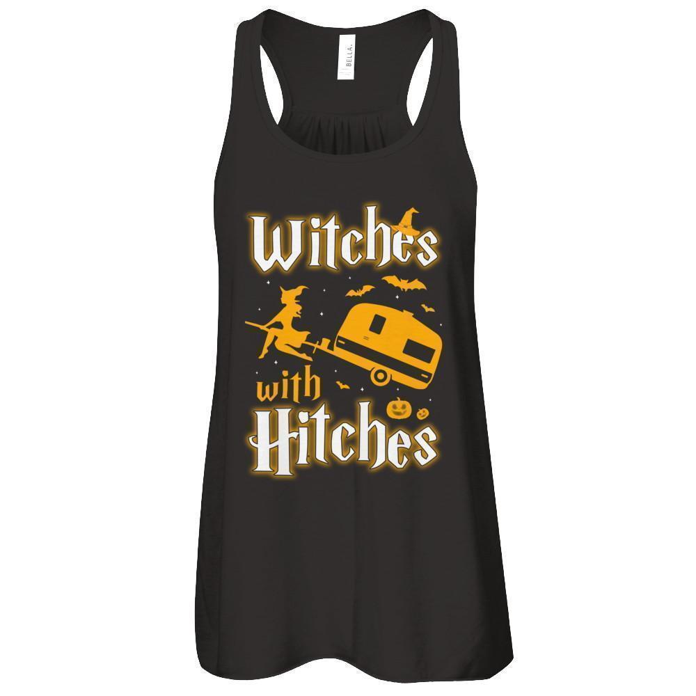 Witches With Hitches Camping Funny Halloween T-Shirt & Tank Top | Teecentury.com