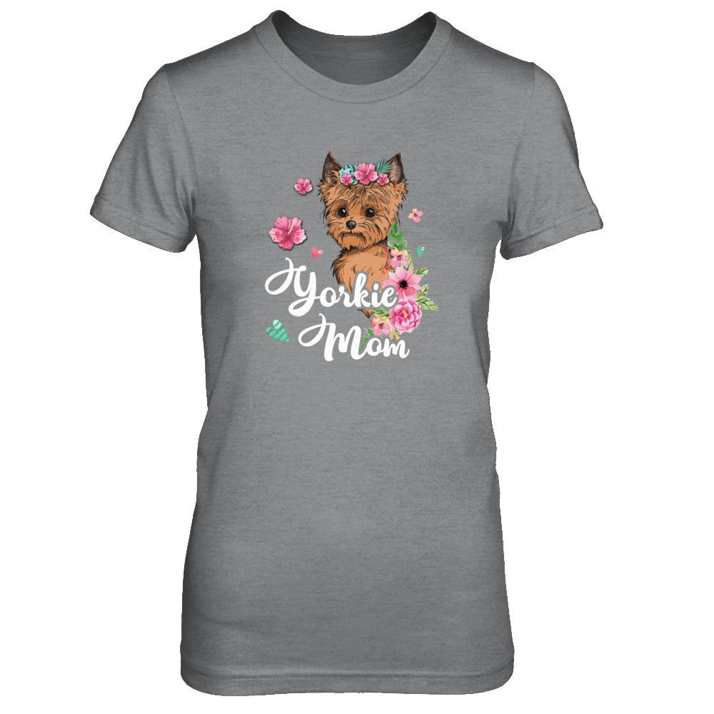 Yorkie Mom Funny Dog Mom Gift Idea T-Shirt & Tank Top | Teecentury.com