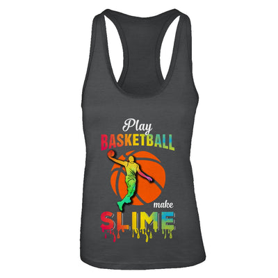 Play Basketball Make Slime Watercolor For Girl Women T-Shirt & Tank Top | Teecentury.com