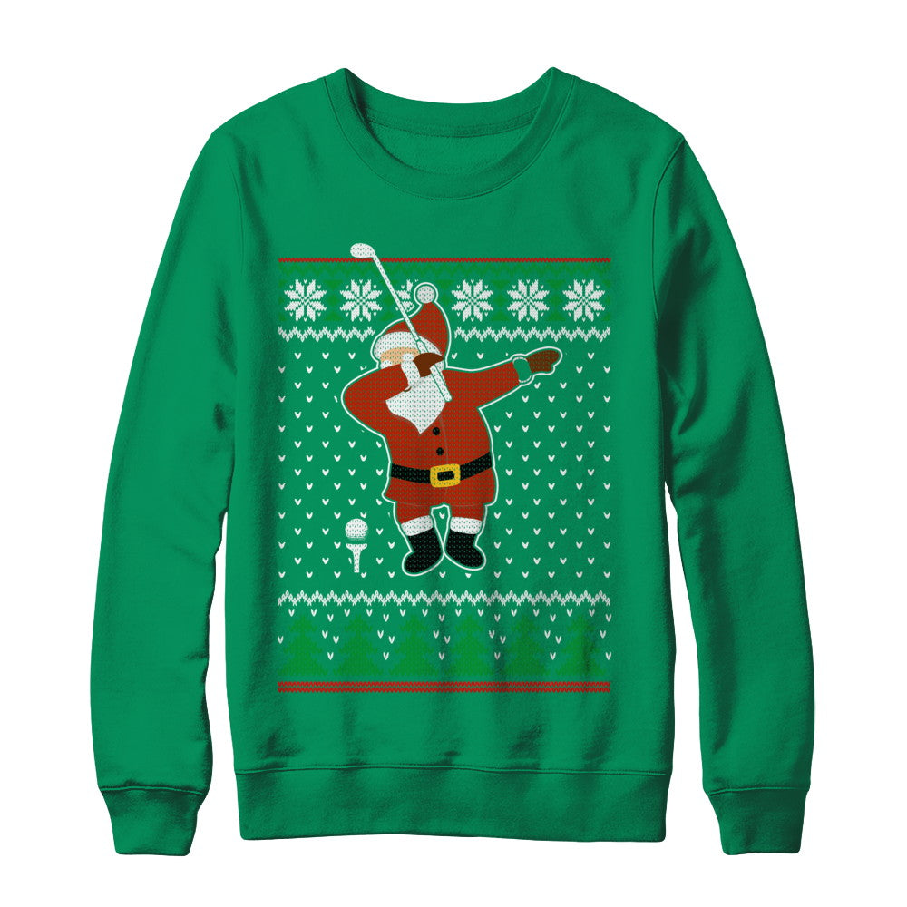 Elf Dabbing Christmas Holiday Funny Sweater Style Ugly Christmas Sweater White 3XL