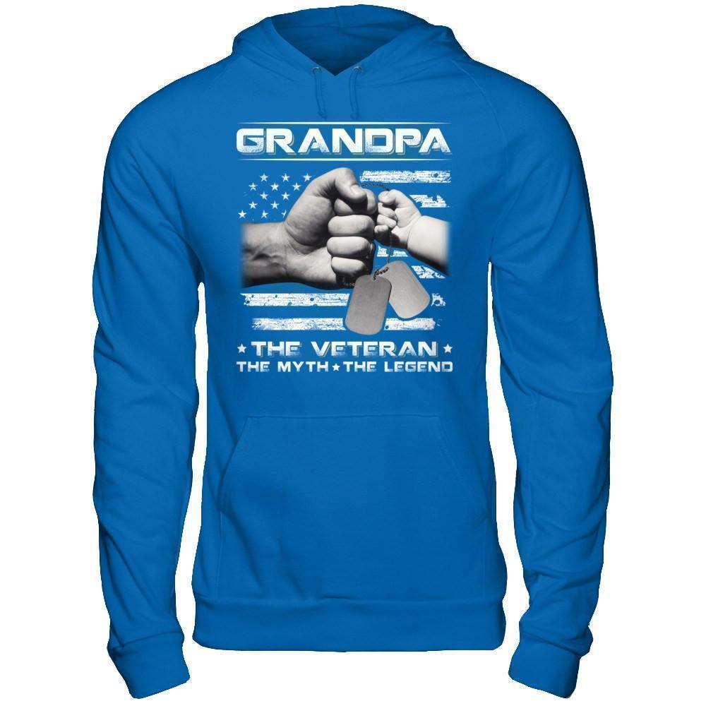 Grandpa The Veteran The Myth The Legend T-Shirt & Hoodie | Teecentury.com