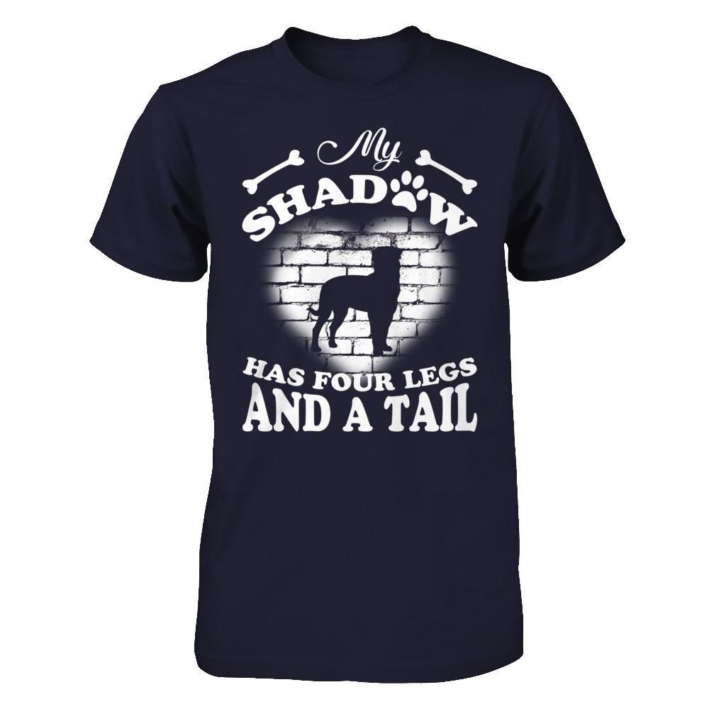 My Shadow Has Four Legs And A Tail Dog Lovers T-Shirt & Hoodie | Teecentury.com