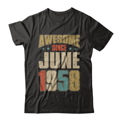 Vintage Retro Awesome Since June 1958 64th Birthday T-Shirt & Hoodie | Teecentury.com