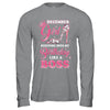 December Girl Stepping into my birthday like a boss Gift T-Shirt & Hoodie | Teecentury.com