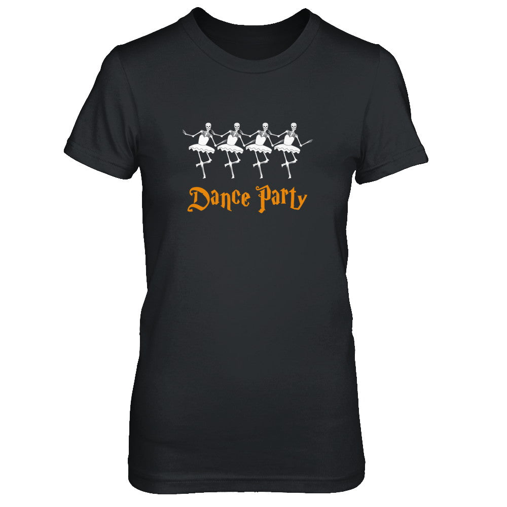 Ballet Skeleton Dance Party Happy Halloween T-Shirt & Tank Top | Teecentury.com