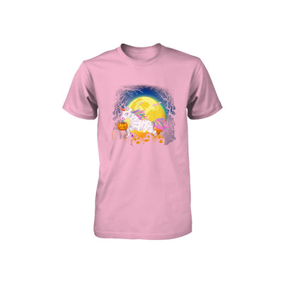 Halloween Pumpkin Unicorn Gift For Kids Girls Youth Youth Shirt | Teecentury.com