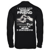 I Asked God For A Best Friend He Gave Me My Three Grandsons T-Shirt & Hoodie | Teecentury.com