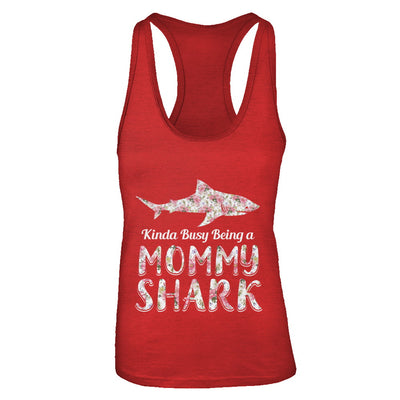 Mommy Shark Kinda Busy Being A Mommyshark T-Shirt & Tank Top | Teecentury.com