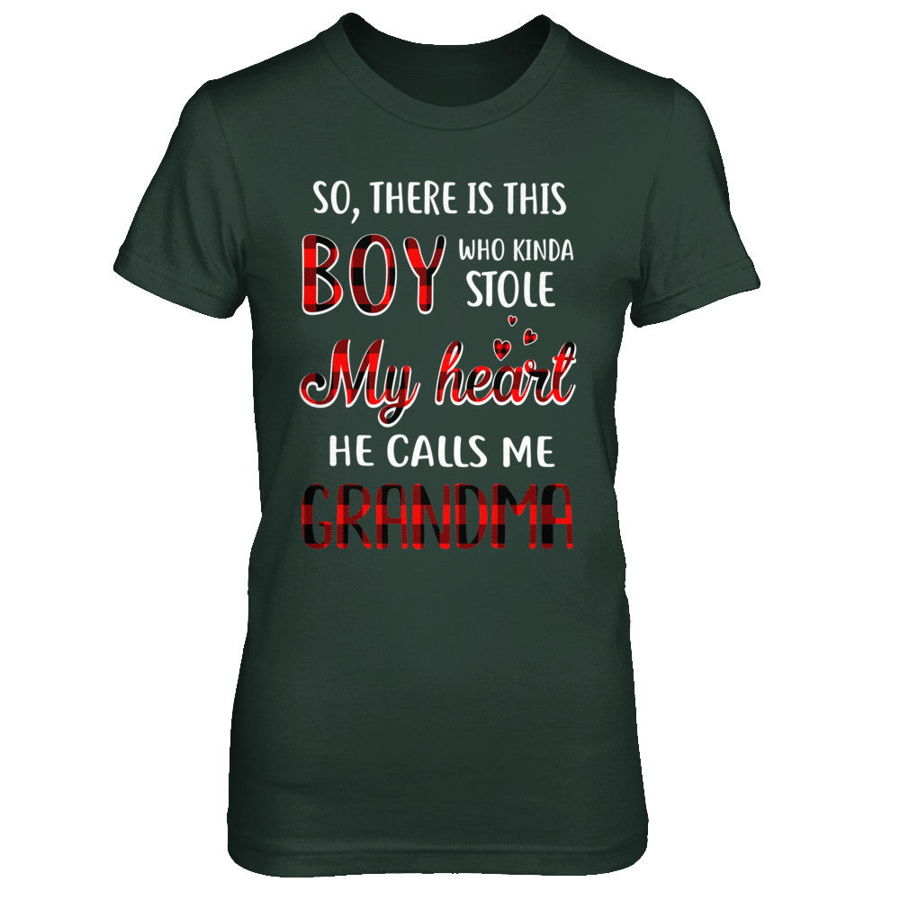 This Boy Who Kinda Stole My Heart He Calls Me Grandma T-Shirt & Hoodie | Teecentury.com