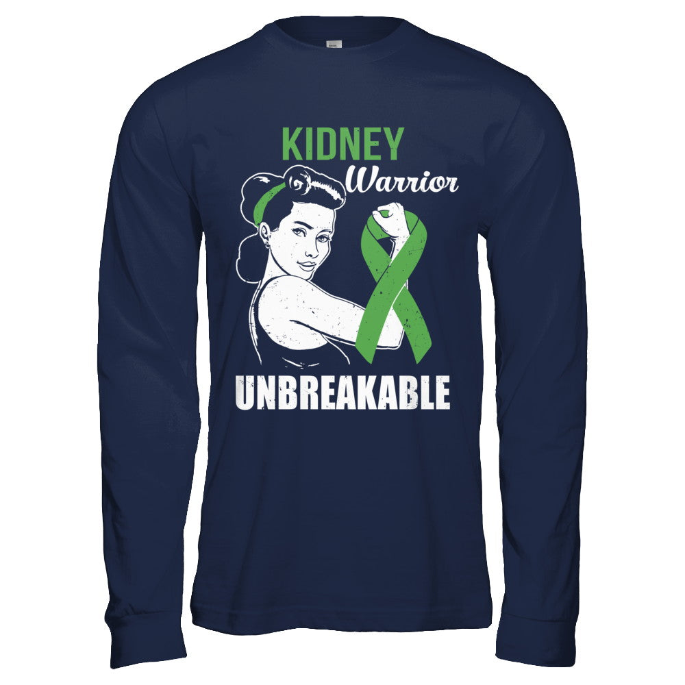 Kidney Disease Warrior Unbreakable Kidney Disease Awareness T-Shirt & Hoodie | Teecentury.com