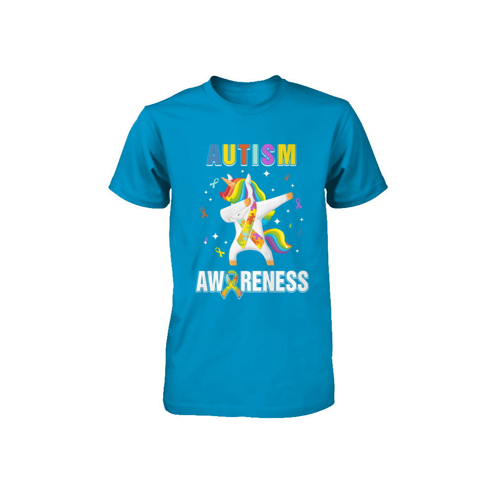 Inspirational Autism Awareness Unicorn Support Youth Youth Shirt | Teecentury.com