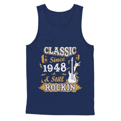 Vintage Classic Since 1948 With Rockin 74th Birthday T-Shirt & Hoodie | Teecentury.com