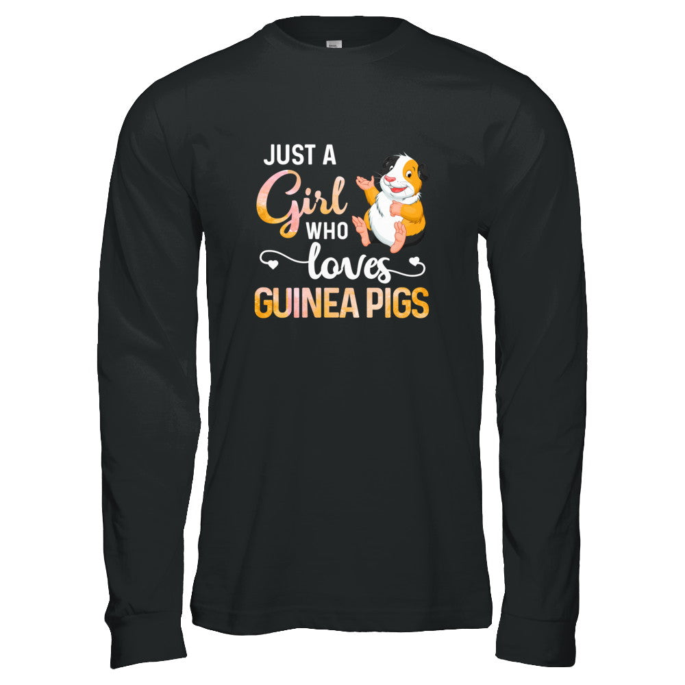 Just A Woman Who Loves Guinea Pigs T-Shirt & Tank Top | Teecentury.com