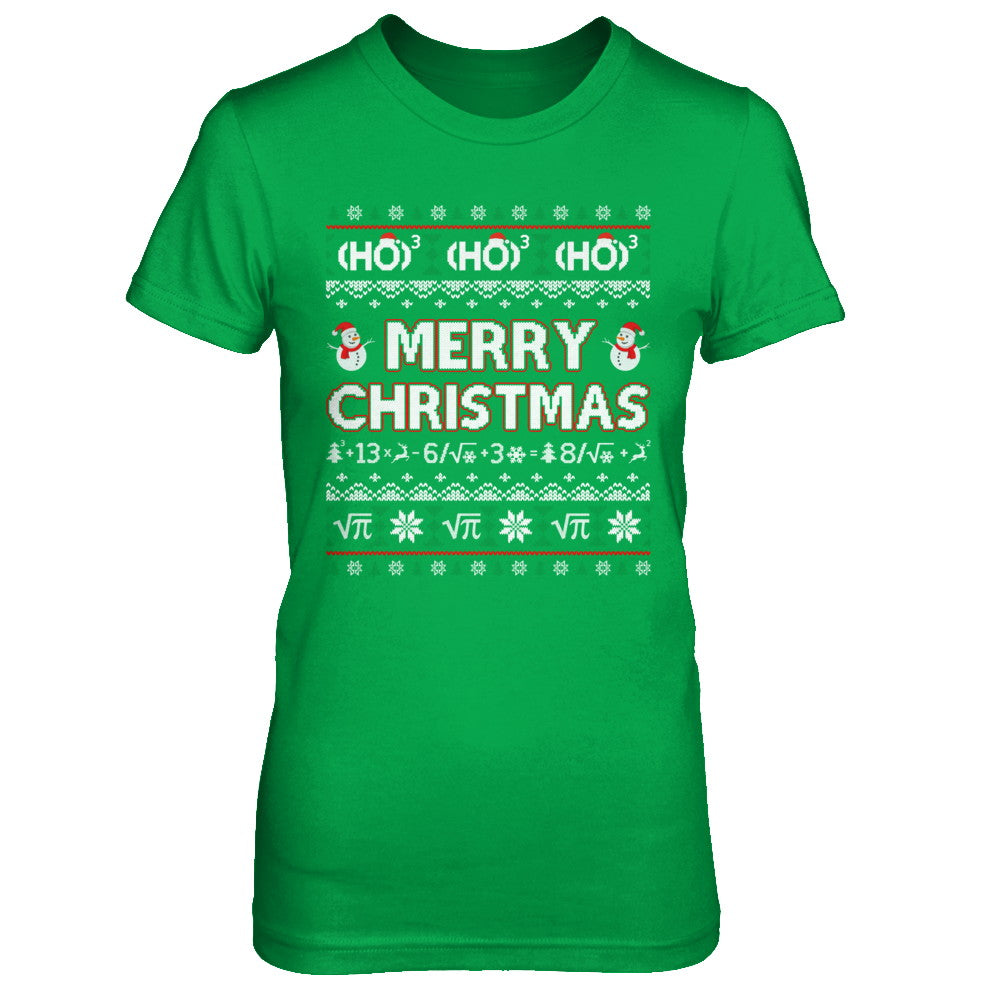 Merry Christmath Funny Math Christmas Ugly Sweaters T-Shirt & Sweatshirt | Teecentury.com