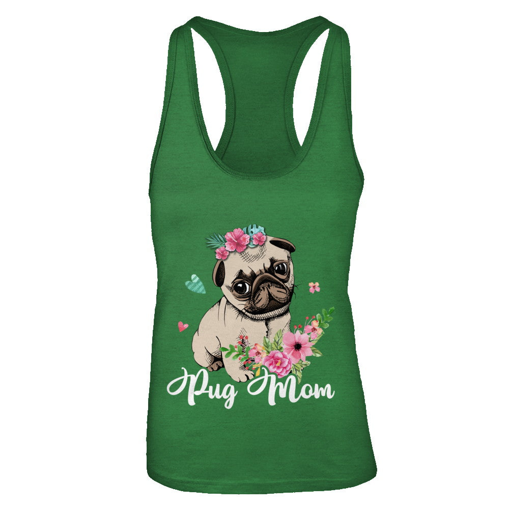 Pug Mom Funny Dog Mom Gift Idea T-Shirt & Tank Top | Teecentury.com