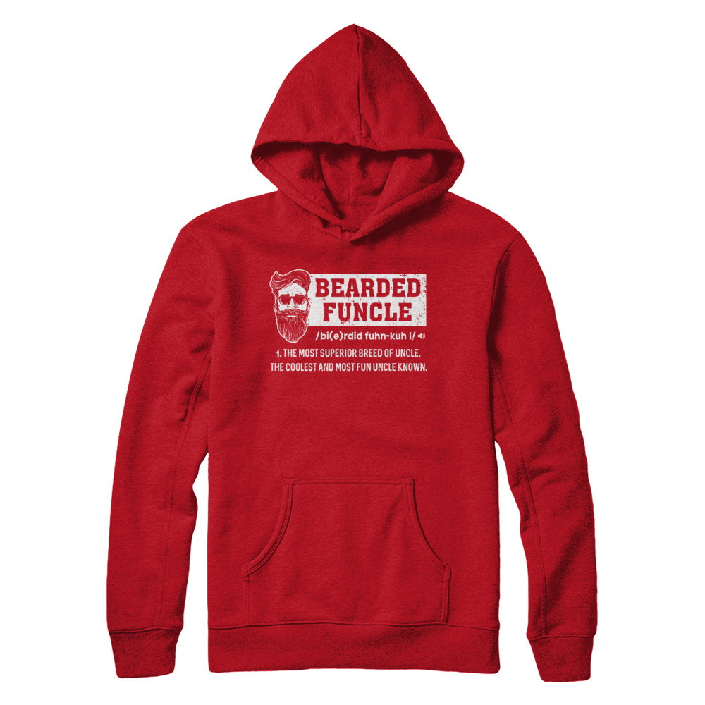 Bearded Funcle Funny Uncle Definition Beard T-Shirt & Hoodie | Teecentury.com