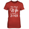 19th Married Together Anniversary Since 2003 Husband Wife T-Shirt & Hoodie | Teecentury.com