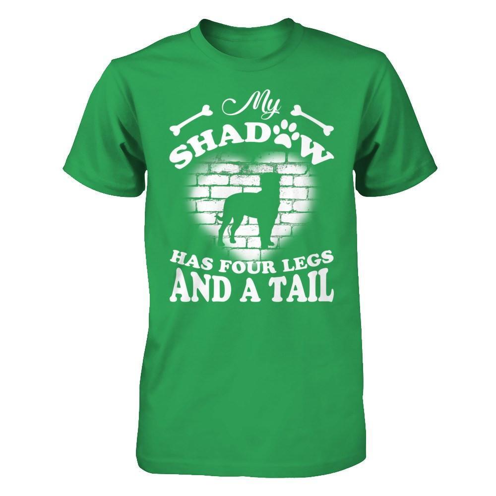 My Shadow Has Four Legs And A Tail Dog Lovers T-Shirt & Hoodie | Teecentury.com