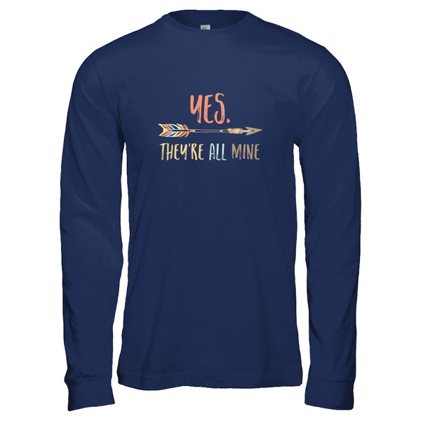 Yes They're All Mine Shirt & Tank Top - Teecentury.com