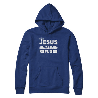 God Jesus Was A Refugee Christians Distressed T-Shirt & Hoodie | Teecentury.com