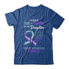 Suicide Prevention I Wear Teal Purple For My Daughter T-Shirt & Hoodie | Teecentury.com