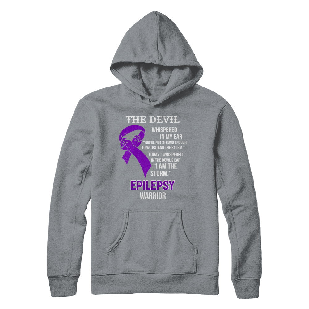 I Am The Storm Support Epilepsy Awareness Warrior Gift T-Shirt & Hoodie | Teecentury.com
