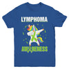 Inspirational Lymphoma Awareness Unicorn Support Youth Youth Shirt | Teecentury.com