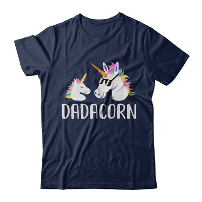 Dadacorn Unicorn Dad And Baby Fathers Day T-Shirt & Hoodie | Teecentury.com