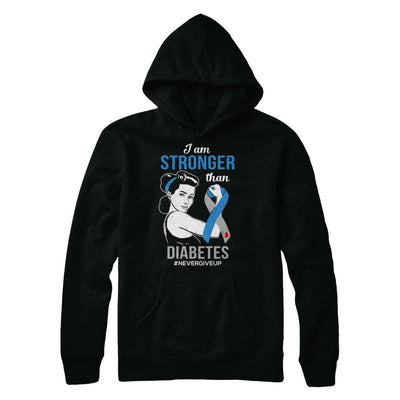 I Am Stronger Than Diabetes Awareness Support T-Shirt & Hoodie | Teecentury.com