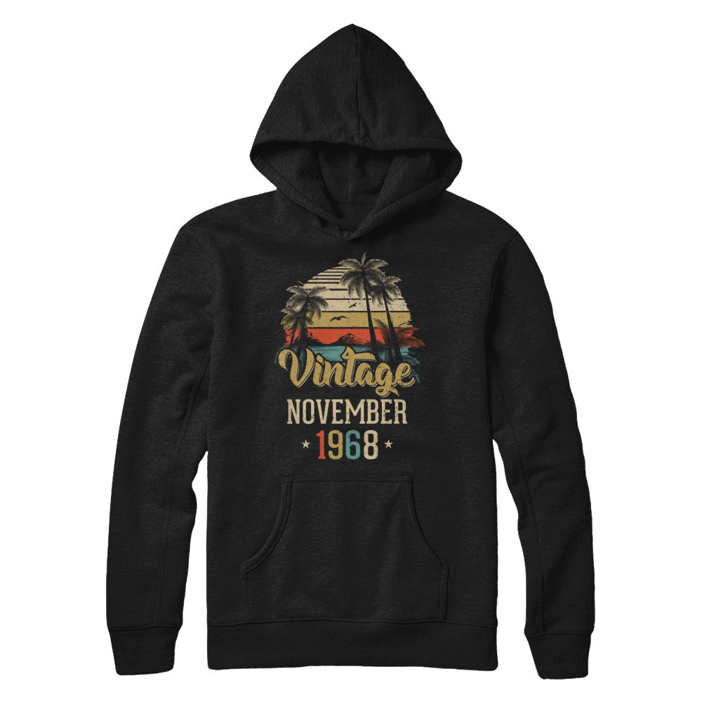 Retro Classic Vintage November 1968 54th Birthday Gift T-Shirt & Hoodie | Teecentury.com