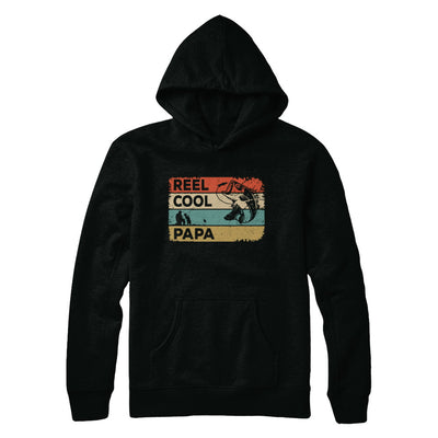 Vintage Reel Cool Papa Fish Fishing Fathers Day T-Shirt & Hoodie | Teecentury.com