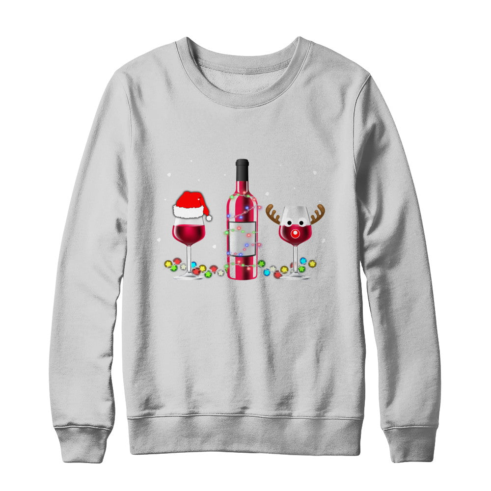 Xmas Merry Christmas Wine Winey Gift T-Shirt & Sweatshirt | Teecentury.com