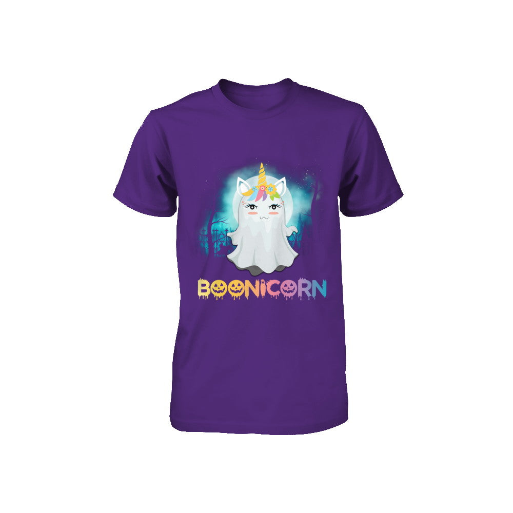 Boonicorn Ghost Unicorn Halloween Girls Youth Youth Shirt | Teecentury.com