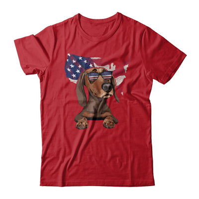 Funny Patriot Dachshund Dog 4Th Of July American Flag T-Shirt & Hoodie | Teecentury.com