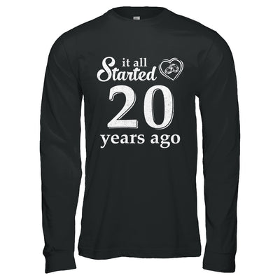 20Th Wedding Anniversary Married Couples 2002 Husband Wife T-Shirt & Hoodie | Teecentury.com