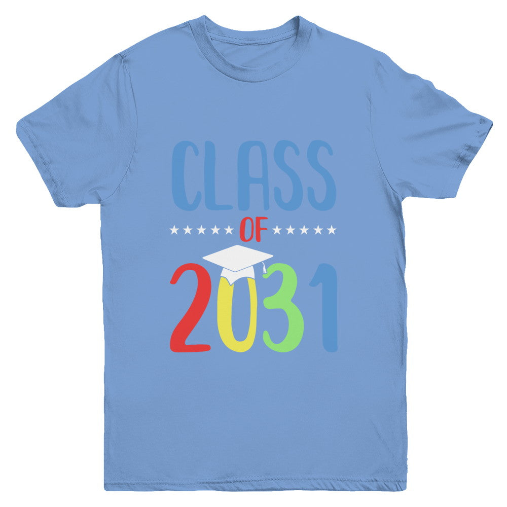 Grow With Me First Day Of School Class Of 2031 Youth Youth Shirt | Teecentury.com